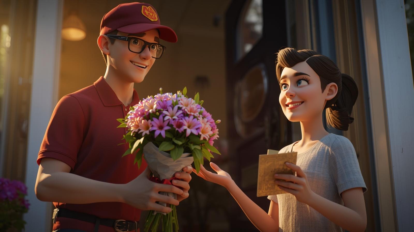 birthday flower delivery with card