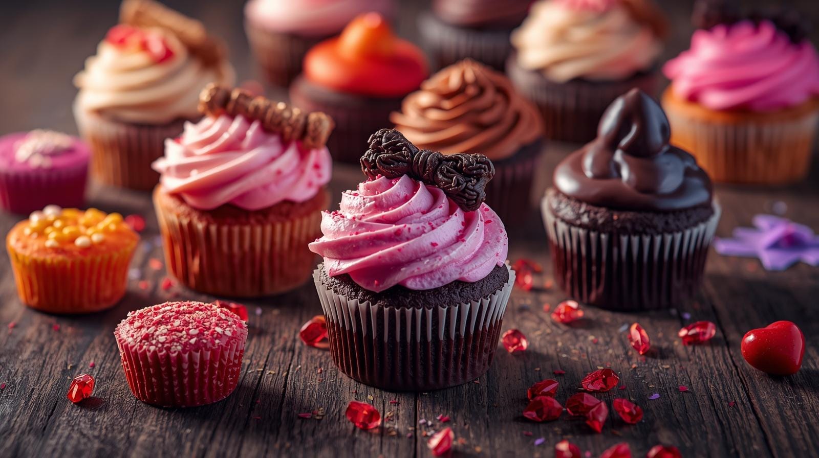 Dog-friendly birthday cupcakes and treats