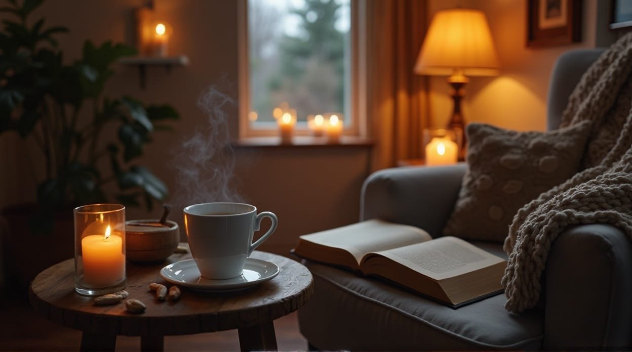 Peaceful Thursday evening vibes with calm and relaxing atmosphere