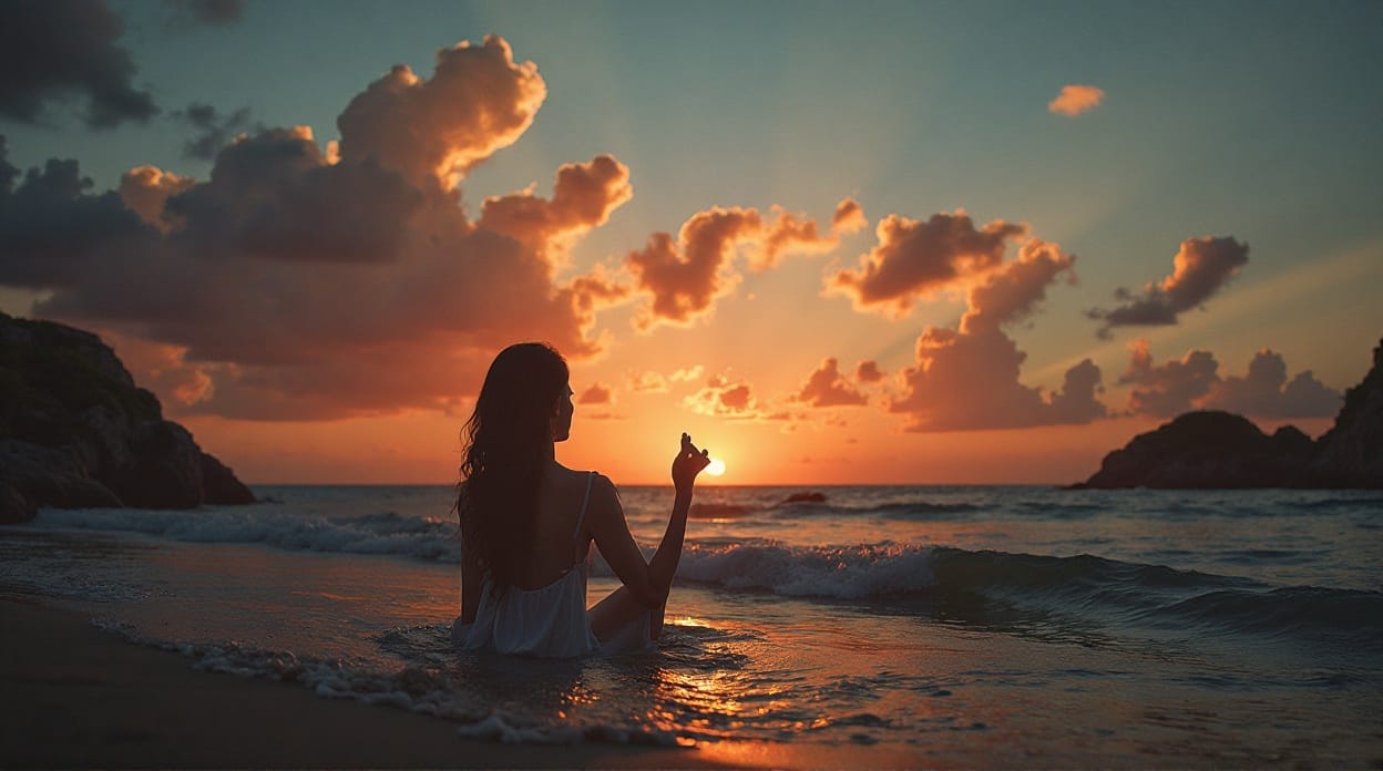 Coffee cup and journal symbolizing relaxing weekend evening blessings.