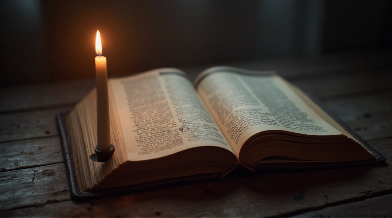 Spiritual and blessed Friday evening prayer candle.